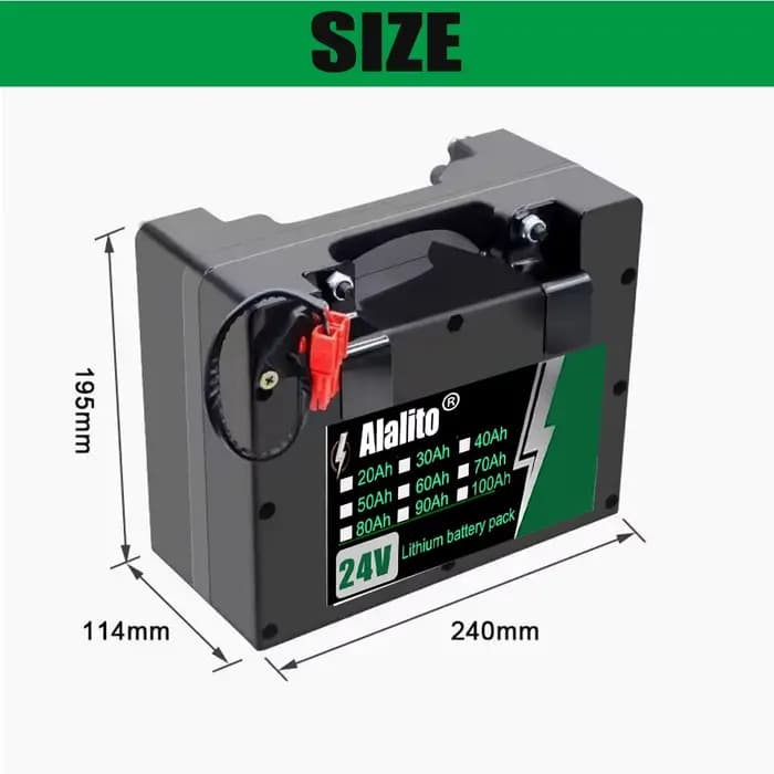 Batterie spéciale 24V pour fauteuil roulant électrique 20Ah-100Ah