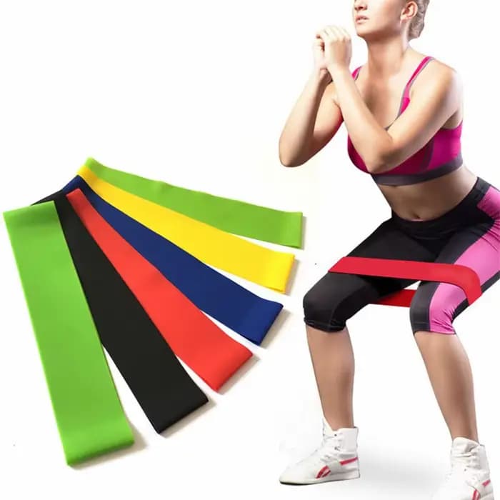 Lot de 5 pièces de ceinture de tension élastique pour le yoga