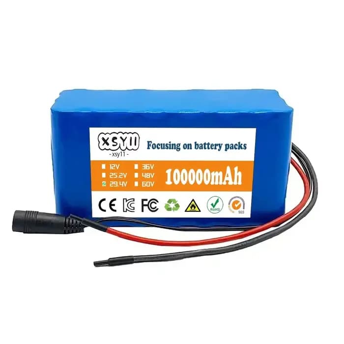 24V 100000 Batterie au Lithium mAh 7S3P 18650 24V pour fauteuil roulant