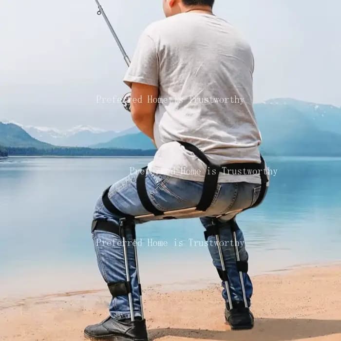 Siège assisté de chaise invisible portable en acier inoxydable de haute qualité