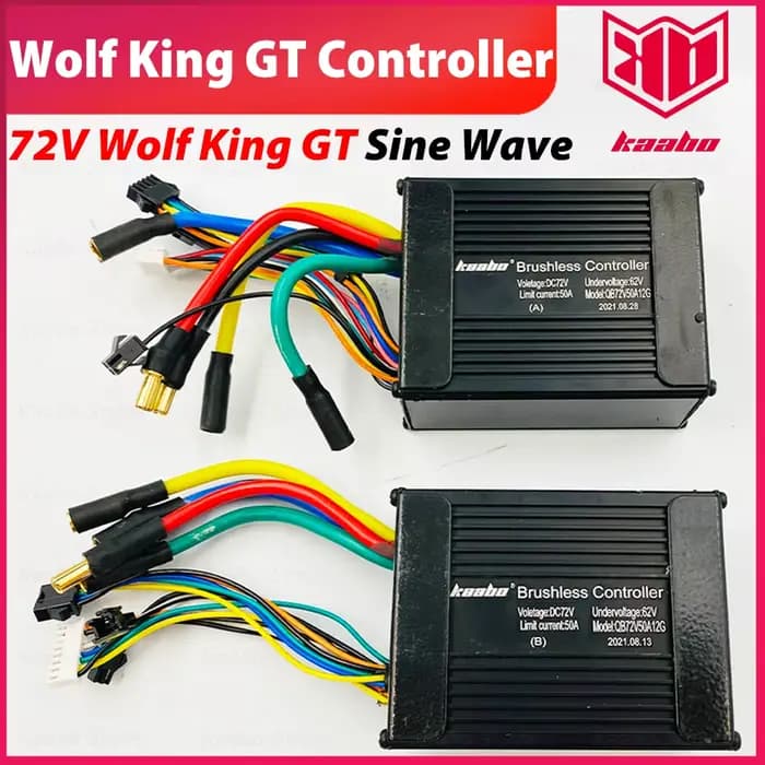 Kaabo Wolf King GT 72V 50A contrôleur d'onde sinusoïdale de Scooter 72V 50A pièces