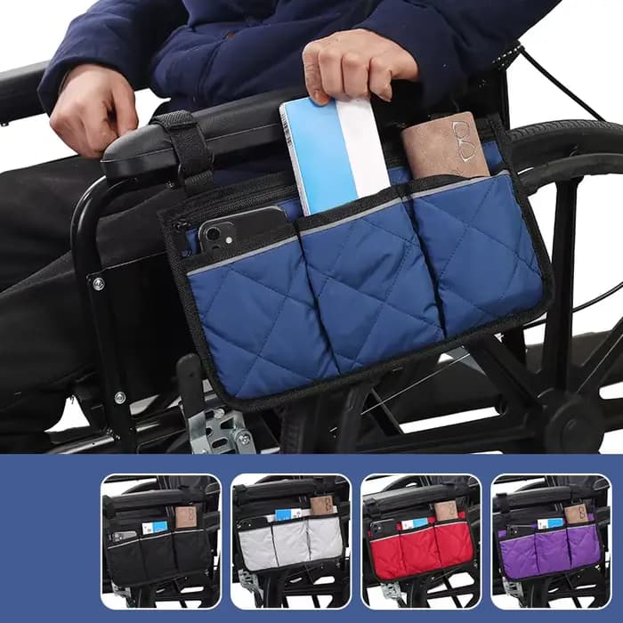 Sac latéral pour fauteuil roulant