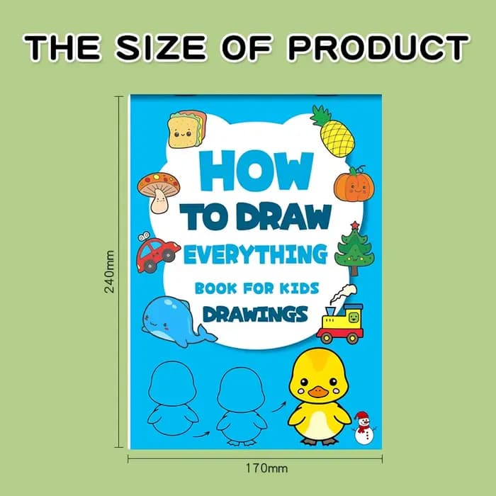 Livre sur comment dessiner tout-en-un pour les enfants - Tutoriel de dessin étape par étape avec plus de 300 illustrations, apprenez à esquisser