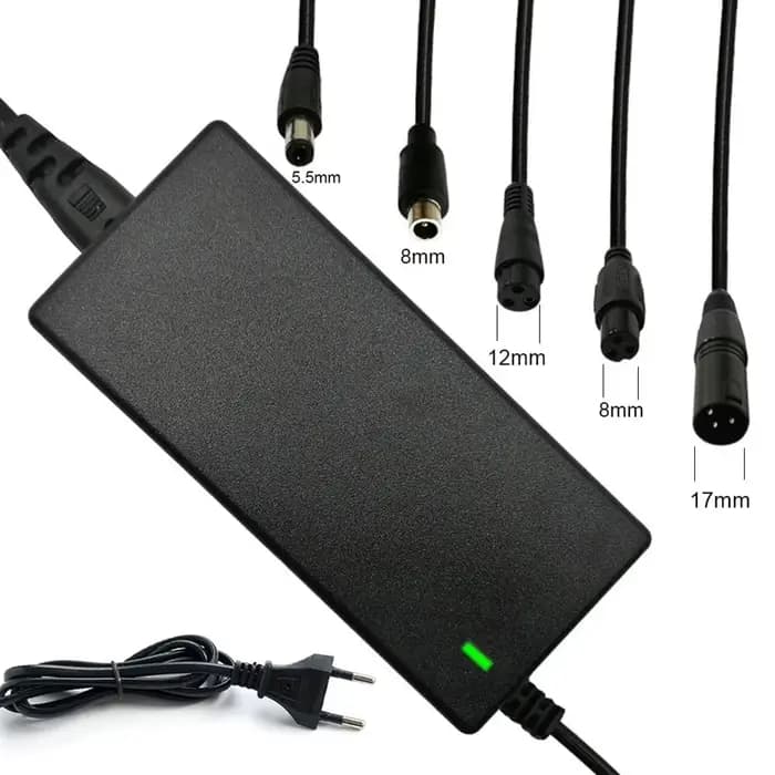 Chargeur 42V 2a, 5 prises pour batterie au Lithium 36 25.2V 25.9V 25.6V 24V