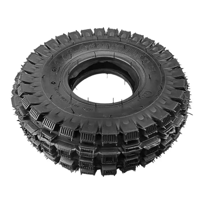 NOUVEAU pour accessoires moto : Roues noires 3.00-4 avec pneu et chambre à air pour trottinette électrique et scooter à essence