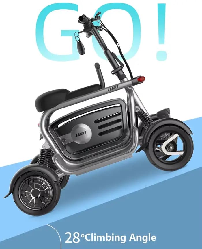 Scooter électrique à double moteur à 4 roues pour adultes