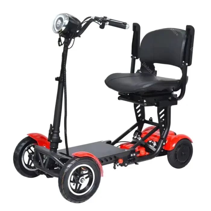 Scooter de mobilité pliable multi-Terrain pour adultes avec 4 roues