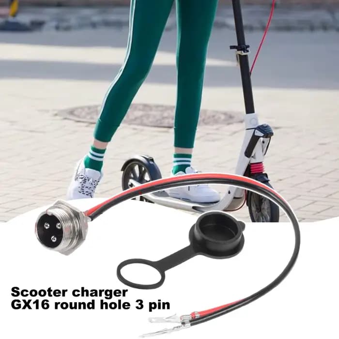 Câble de Port de chargement à 3 broches pour Scooter électrique