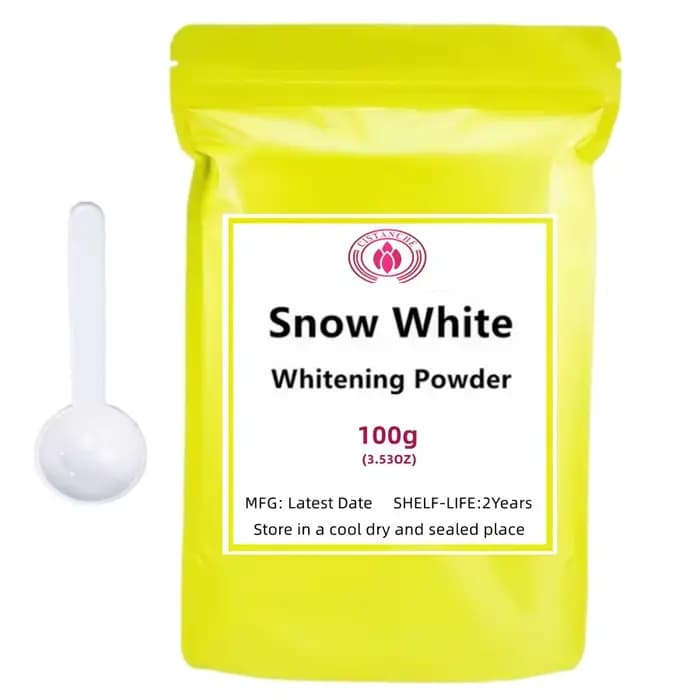 Pure Nture-Poudre de Blanche-Neige de Qualité Cosmétique, Blanchiment, Élimine les Surfaces Foncées, Soins de la Peau, DIY