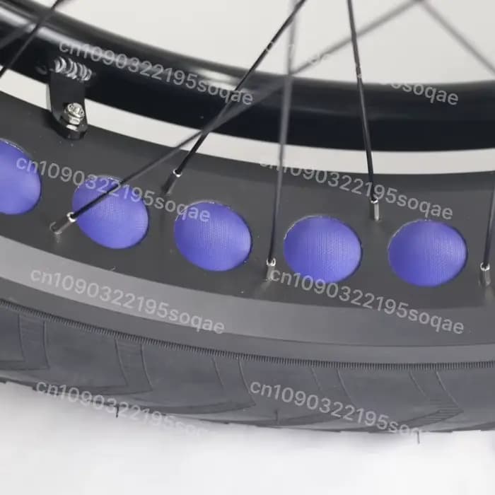 Roue de fauteuil roulant à pneu large de 24 pouces x 4.0