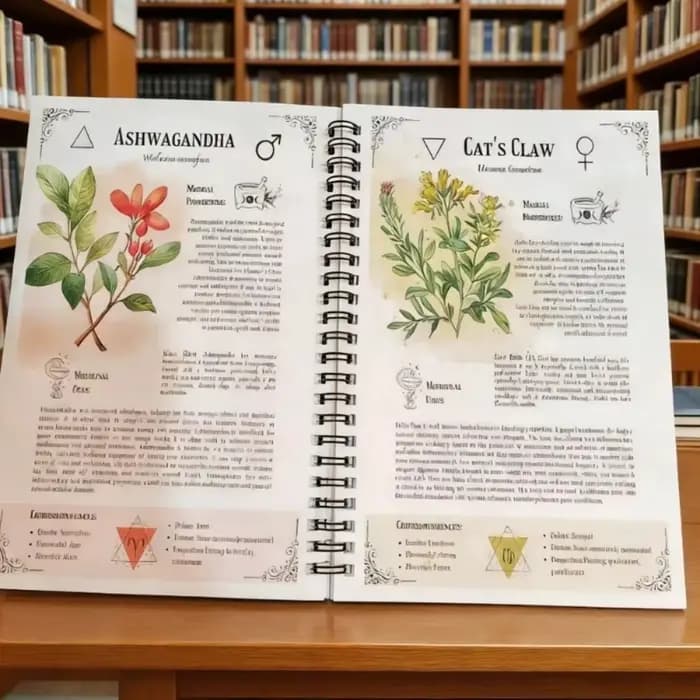 Manuel de guérison naturelle : Guide à spirale sur les remèdes à base de plantes et le soutien holistique à la santé avec protocoles étape par étape