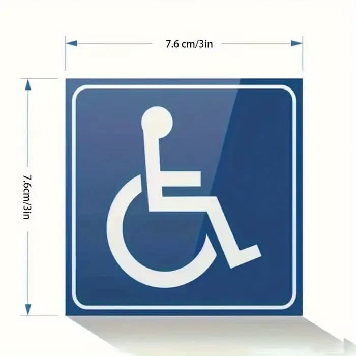 Autocollant de signe d'accès sans barrière