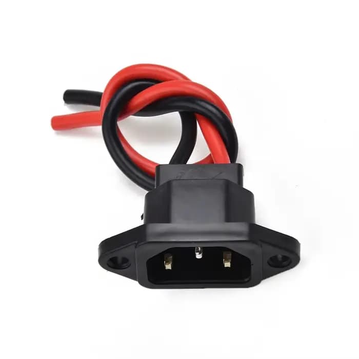 Port de chargeur de batterie de Scooter électrique avec connecteur de prise à 3 broches