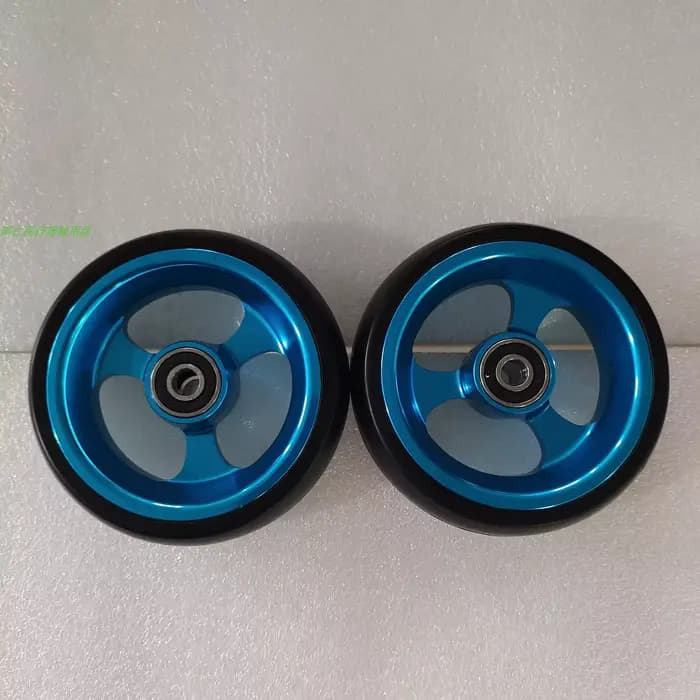 1 paire de roues avant de rechange pour fauteuil roulant de 4 ou 5 pouces