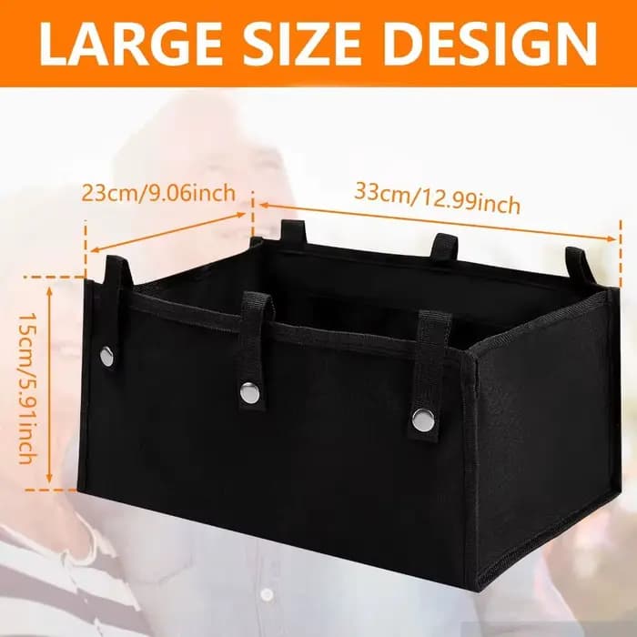Déambulateur pliable portable avec panier