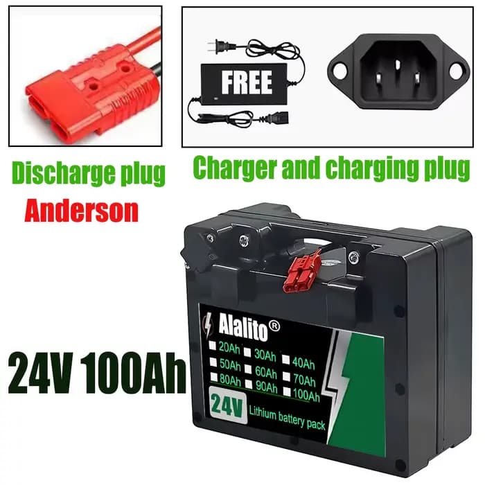 Batterie spéciale 24V pour fauteuil roulant électrique 20Ah-100Ah
