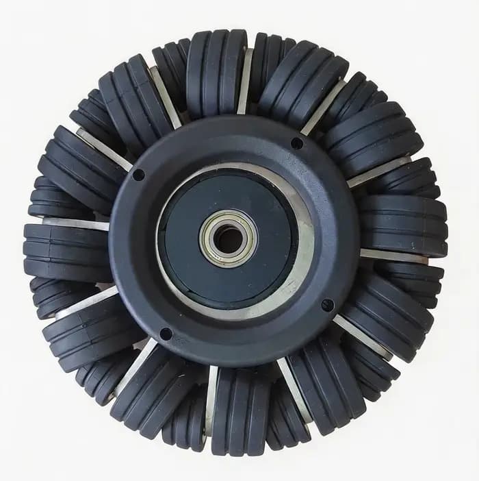 Roue omnidirectionnelle de 5 pouces et 8 pouces avec roulements