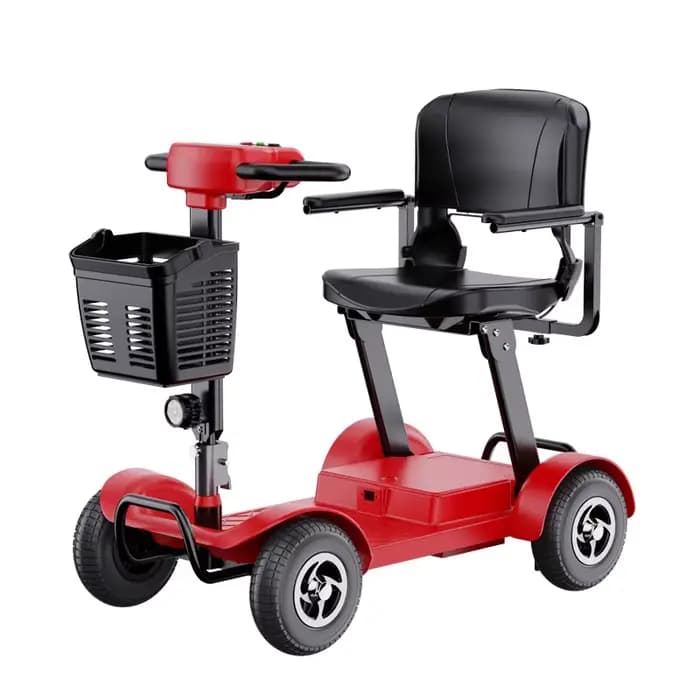 Scooter de mobilité pliant pré-assemblé voiture électrique à 4 roues pour adultes personnes âgées handicapées 350W