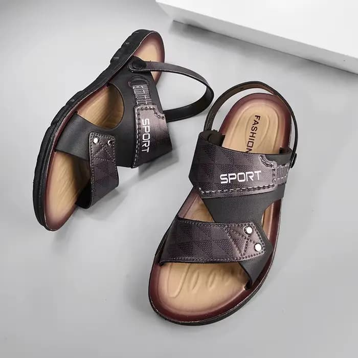 Sandales d'été confortables pour hommes, pantoufles décontractées pour adultes, chaussures de plage antidérapantes à bout ouvert