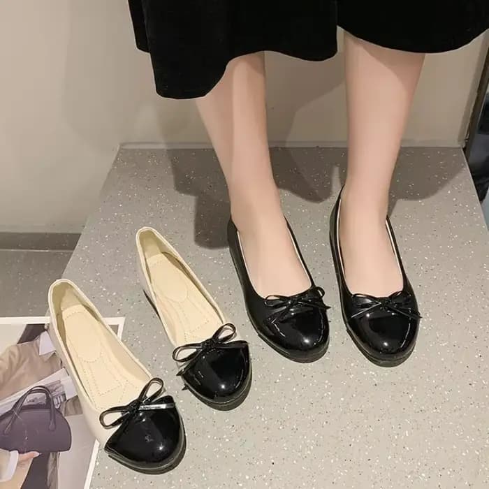Chaussures plates confortables pour femmes, ballerines d'été, nouvelles mules à bouche peu profonde antidérapantes, élégantes avec nœud, chaussures simples pour femmes