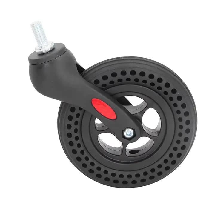 Roue de fauteuil roulant de remplacement en caoutchouc PVC