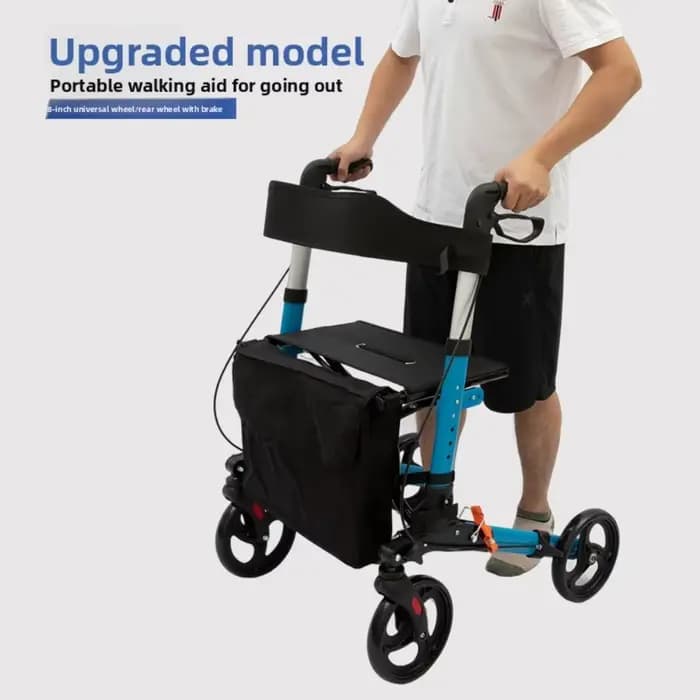 Déambulateur de Support de marche assisté Portable en aluminium amélioré