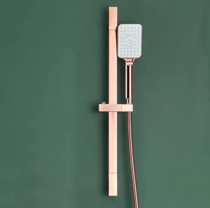 Ensemble de douchette à main avec barre coulissante