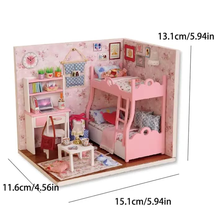 Mini maison de beurre en bois