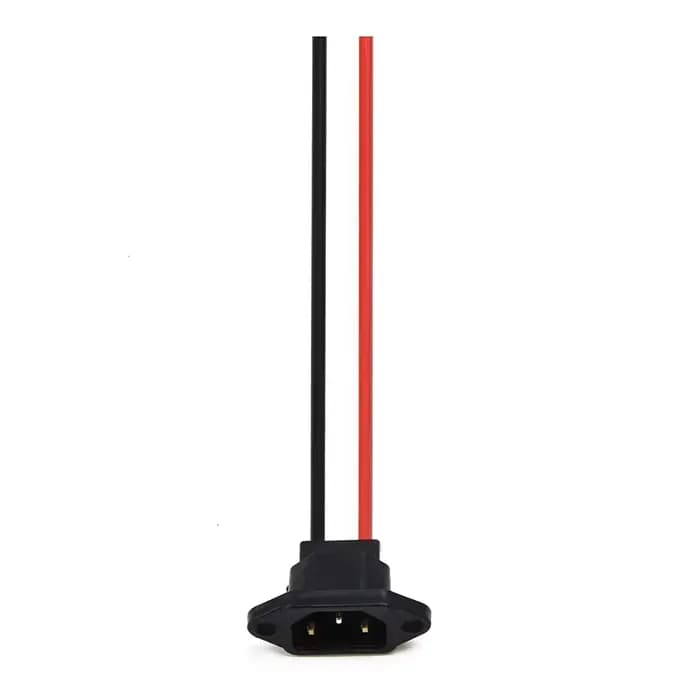Port de chargeur de batterie de Scooter électrique avec connecteur de prise à 3 broches