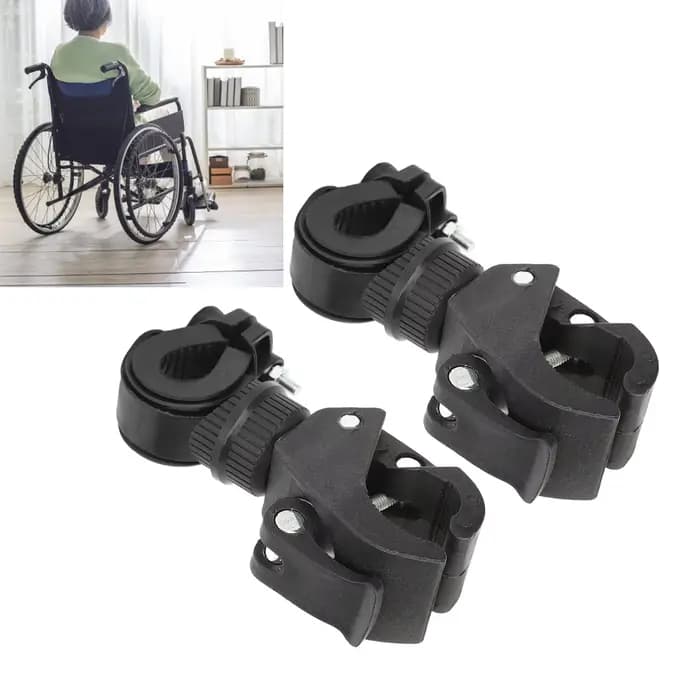 2 ensembles de supports de canne rotatifs à 360 degrés, béquille universelle, support de bâton de ma