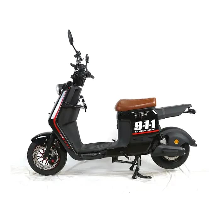Trottinette électrique super puissante 1200W avec panier arrière, 48V 60V 72V, absorption des chocs