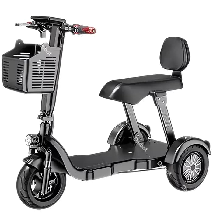 Scooter de mobilité pliant léger pour personnes âgées longue portée 40KM 1000W 48V petit Parent enfa