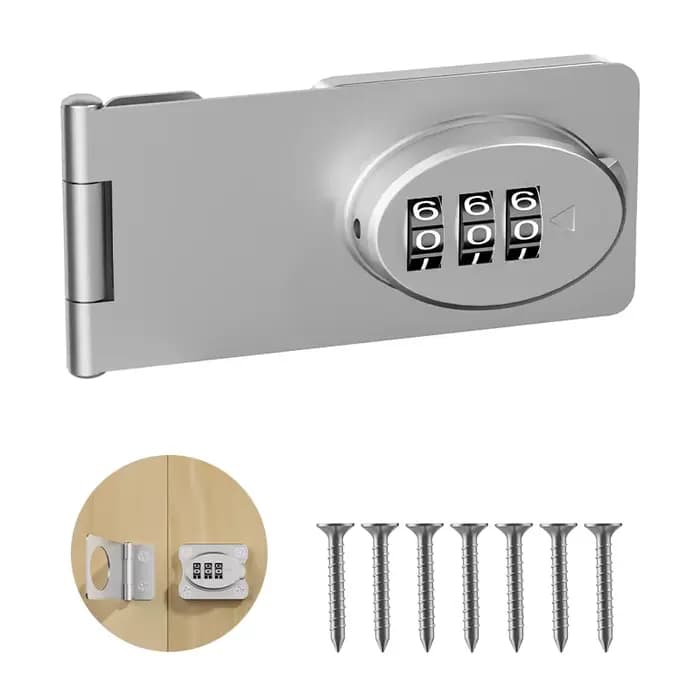 Verrou mécanique à mot de passe pour porte, sécurité coulissante, pour petites portes, armoires, por