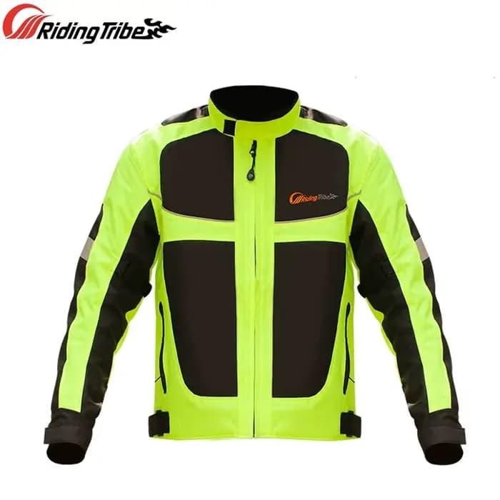 Veste de moto respirante pour hommes et femmes, manteau d'équitation de nuit à haute visibilité avec