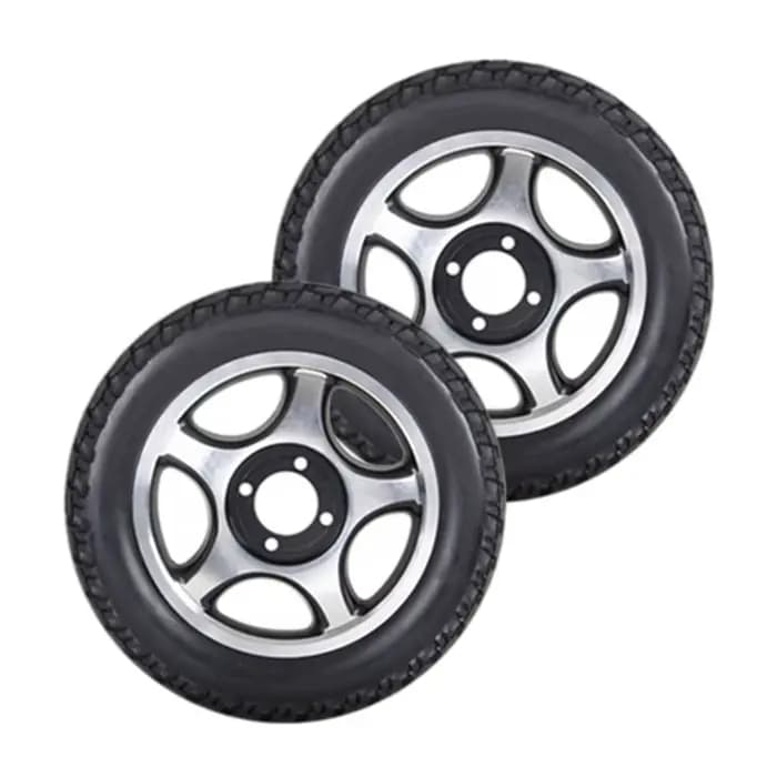 Roue arrière JayCreer 12 1/2 x 2,125 pouces pour fauteuil roulant électrique