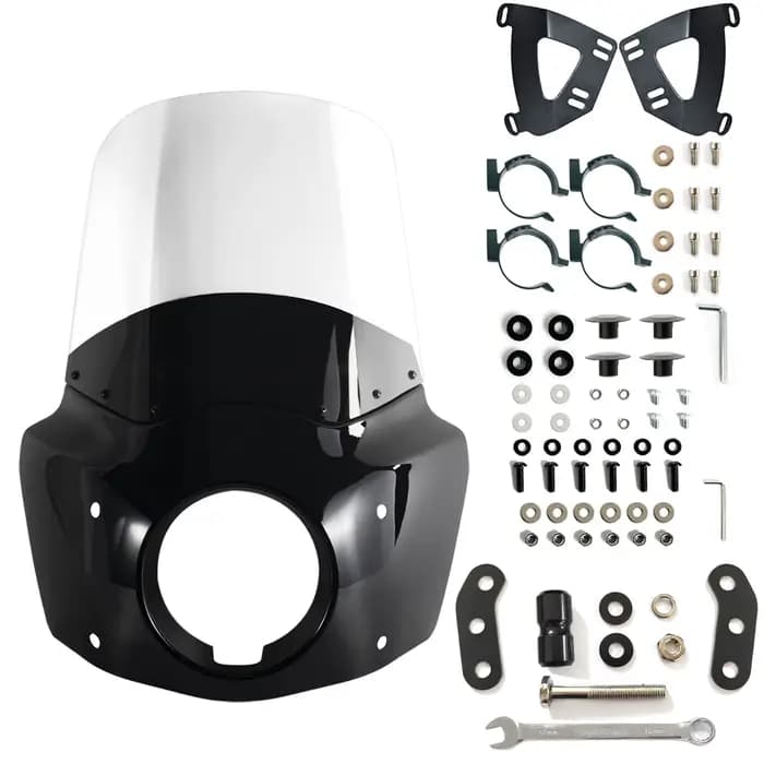 Carénage Avant de Moto pour Route Kokor, 15 Pouces, Uniquement pour Harley Softail Low Rider S FXLRS