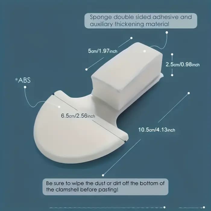 Poignée de siège de toilette pratique pour une utilisation dans la salle de bain, accessoire de sall