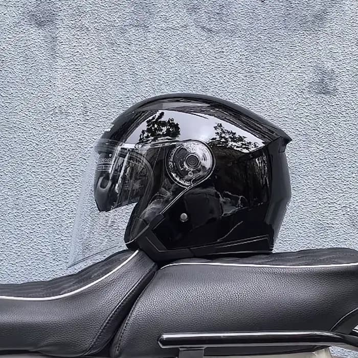 JEIKAI – Casque de moto avec double objectif, unisexe, véritable, pour scooter