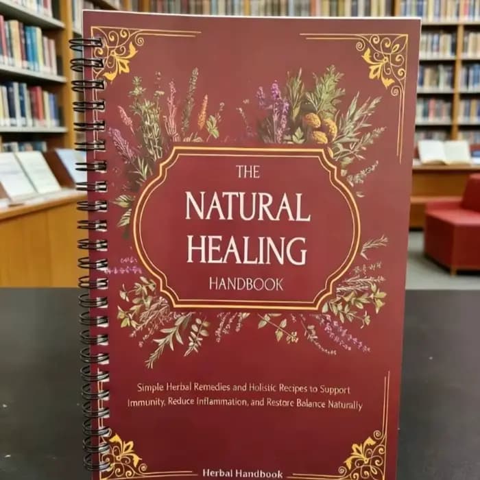 Manuel de guérison naturelle, guide relié en spirale sur les remèdes à base de plantes et le soutien