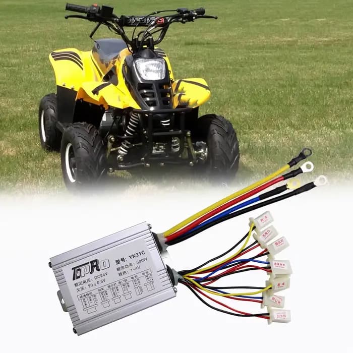Contrôleur brossé pour scooter électrique, contrôle de la vitesse du moteur, DC 24V, 500W, YK31C