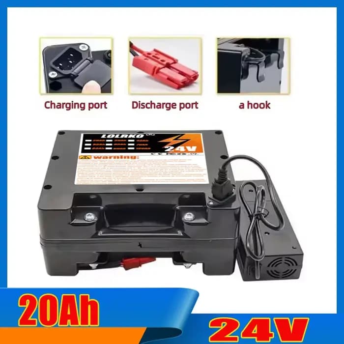 Batterie spéciale pour fauteuil roulant électrique 24V 20Ah-100Ah, pack de batteries lithium-ion 186