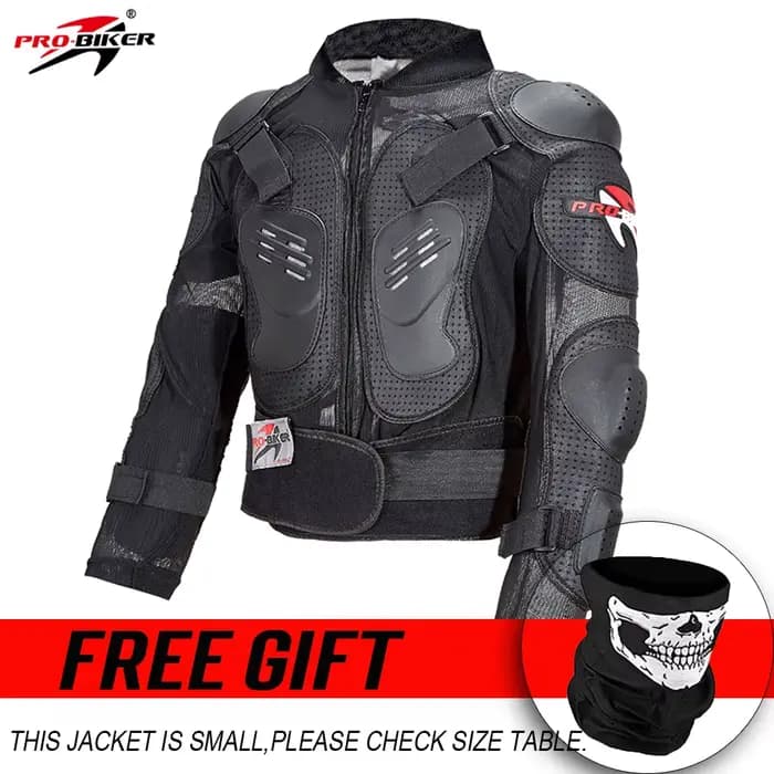 Veste de moto tout-terrain PRO-BIKER, veste d'armure MTB, armure intégrale, équipement de protection