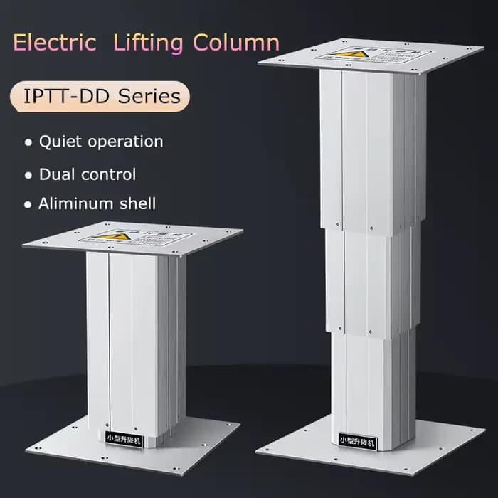 Colonne de levage électrique à hauteur réglable IPTT 360, dc 12/24V, avec contrôleur sans fil, pour