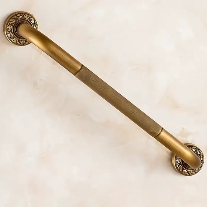 Barre d'appui de sécurité pour salle de bain en Bronze Antique, main courante de douche et de toilet