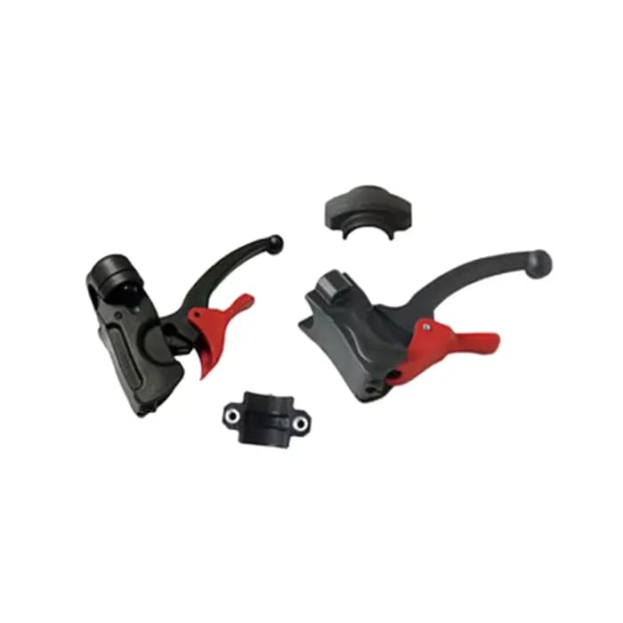 2 pièces de rechange pour fauteuil roulant 22mm ou 25mm, ensemble de poignées de frein en plastique