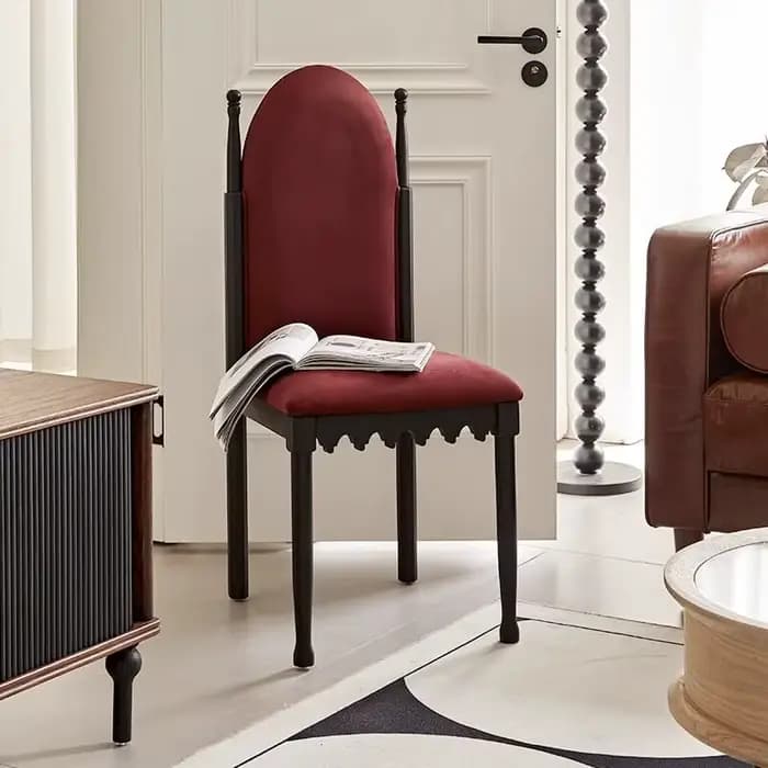 Chaise de salle à manger individuelle de luxe relaxante pour adultes, style accent, pour salle d'att