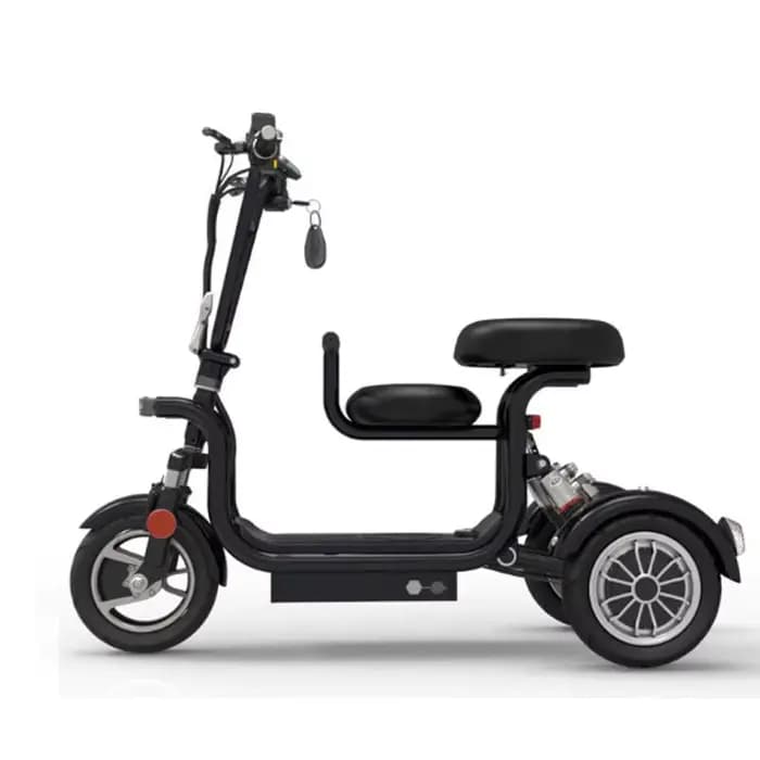 Mini Tricycle Électrique de 10 Pouces pour Parent et Enfant