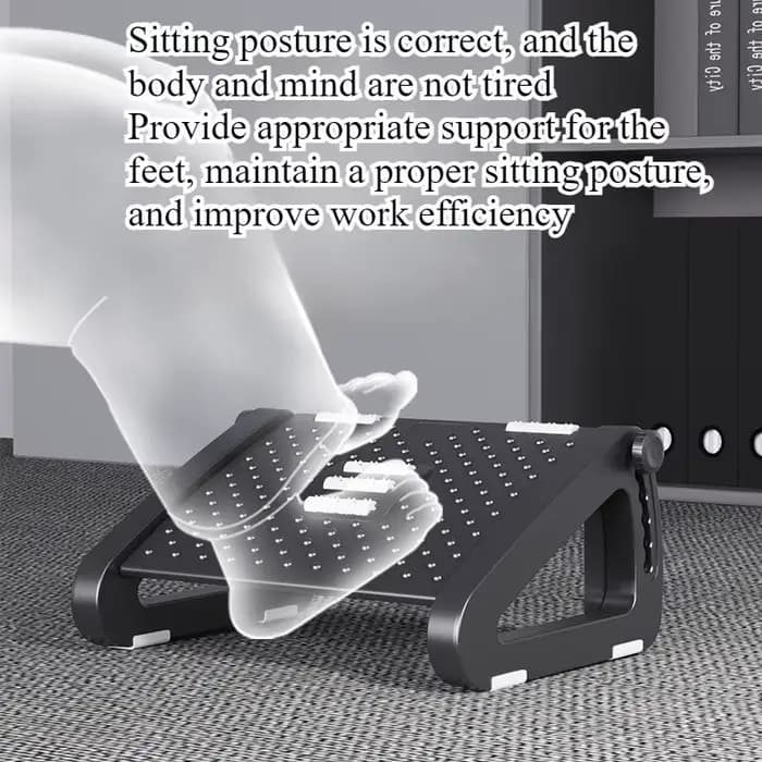 Repose-pieds réglable pour bureau, pédale de repose-pieds sous la table, support de jambe pour enfants, anti-éclatement, accessoire de repose-jambe Erlang
