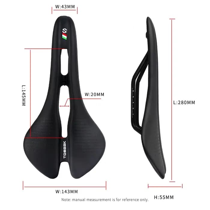 Selle de vélo ultralégère, coussin de siège de vélo de route/MTB, confortable, ergonomique, durable, accessoires de vélo de route et de gravier