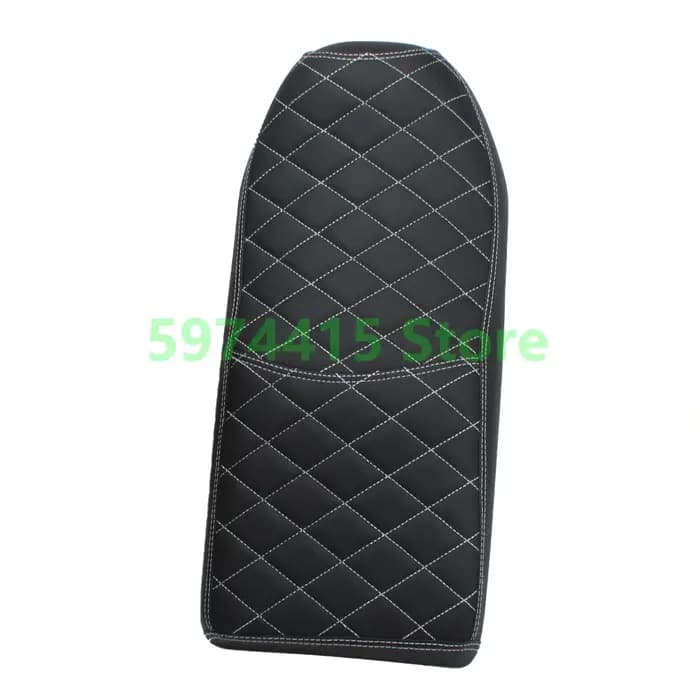 Grand siège plat souple à double coussin pour scooter électrique Citycoco